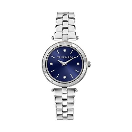 Trussardi t-shiny orologio donna, solo tempo, 2h, analogico - 34mm