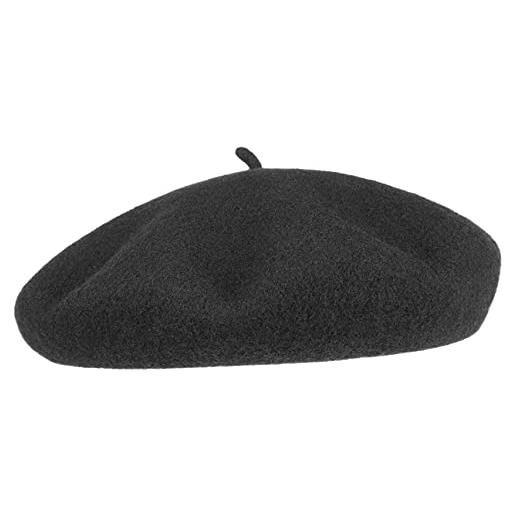 Barascon berretto basco con cachemire e fodera baschetto da donna 61 cm - nero