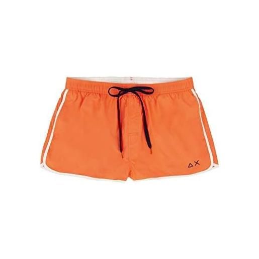 SUN68 ax costume boxer uomo h19101 arancio fluo beachwear (m)