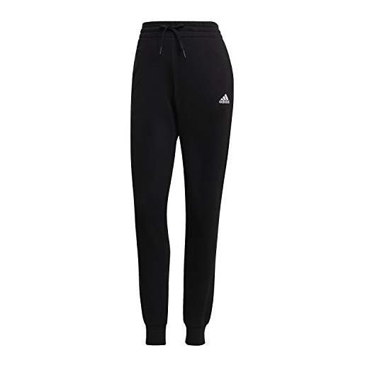 adidas w lin ft c pt, pantaloni sportivi donna, black/white, xs