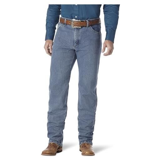 Wrangler jeans da uomo con taglio da cowboy premium performance, pietra candeggina. , 32 w/38 l