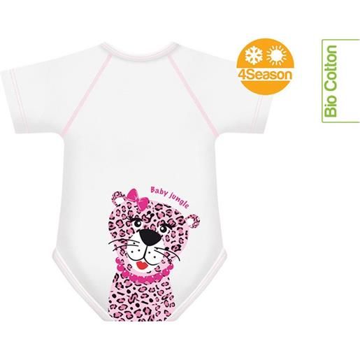 J Bimbi baby jungle - body neonato 0-36 mesi bimba fantasia leopardo, 1 body