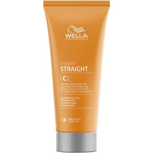 Wella Professionals creatine+ straight (c) crema lisciante per capelli colorati e sensibilizzati