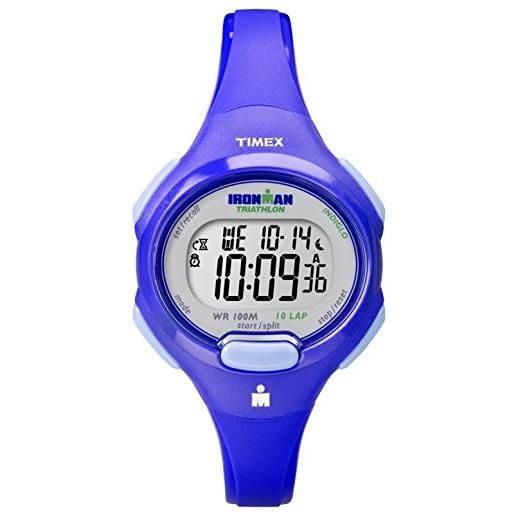 Timex ironman essential 10 orologio di medie dimensioni, blu orientale. , digitale