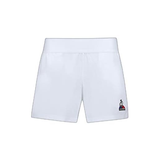 Le Coq Sportif tennis short 22 n°1w pantaloncini, bianco (new optical white), l donna