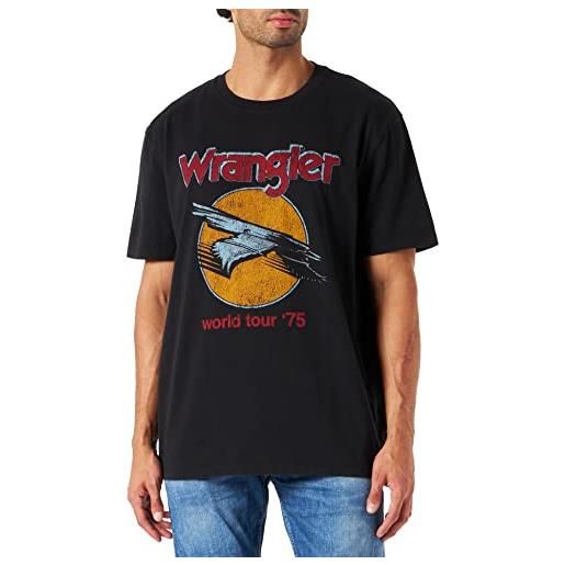 Wrangler eagle tee camicia, white, medium uomini