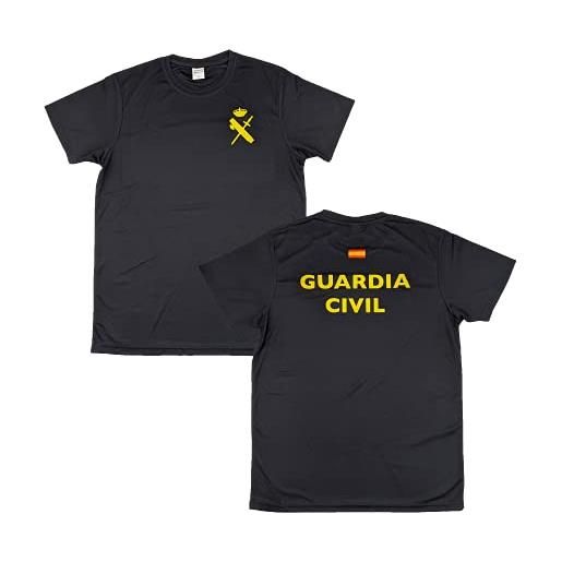 SERMILITAR maglietta della guardia civil spagnola, nero , xxl