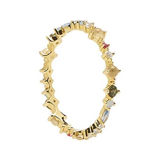 P D PAOLA pdpaola - anello papillon - argento sterling 925 placcato in oro 18 carati - gioielli per donna