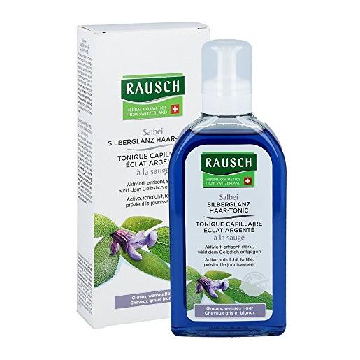 Rausch salbei - tonico per capelli argento lucido (regola l'equilibrio dell'umidità, rinfresca e contrasta il punto giallo), confezione da 1 (1 x 200 ml)