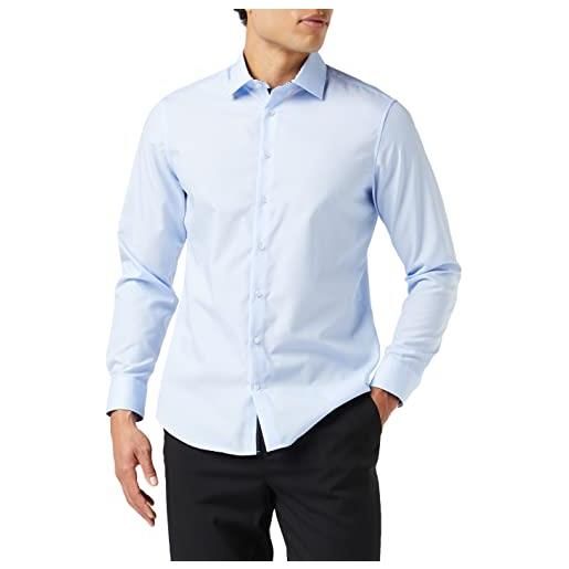 Seidensticker business hemd camicia, azzurro, 38 uomo