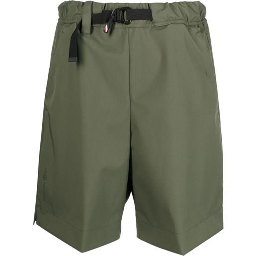 Moncler shorts al ginocchio - verde