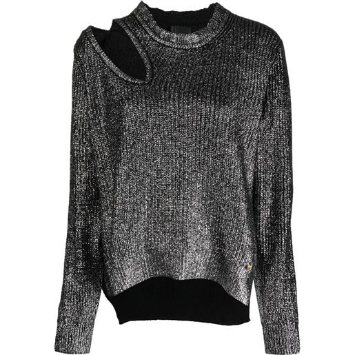 PINKO maglione con dettaglio cut-out - nero