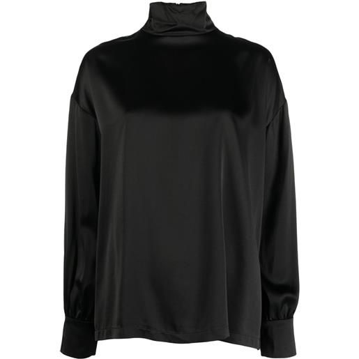 Fabiana Filippi blusa a collo alto - nero