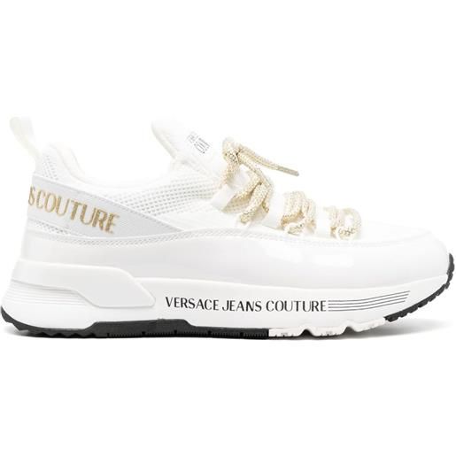Versace Jeans Couture sneakers dynamic con stampa - bianco