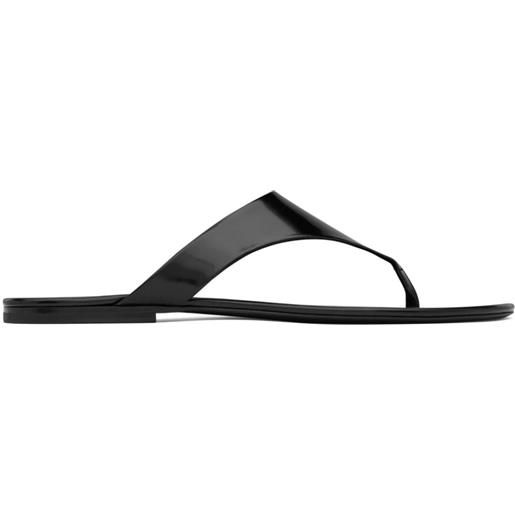 Saint Laurent sandali kouros in pelle - nero