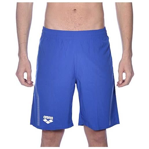 Arena standard team line bermuda athletic shorts uomo donna blu navy l