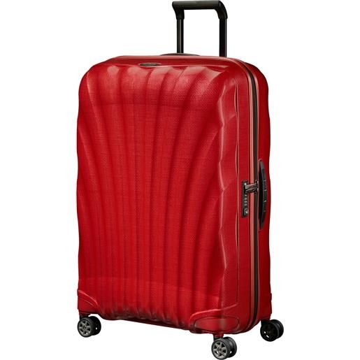 SAMSONITE valigia trolley, c-lite rosso chili, l - 75 (75x51x31cm) | 2.8 kg