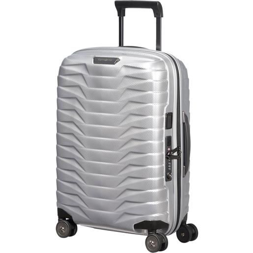 SAMSONITE valigia trolley, proxis argento, l - 75 (75x51x31cm)