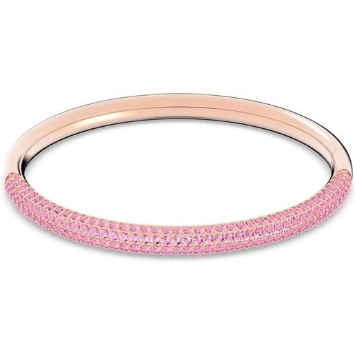 SWAROVSKI bracciale stone misura m rosa, placcato color oro rosa 5642915