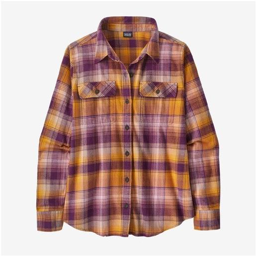 PATAGONIA EUROPE w's l/s org. Cotton fiord flannel shirt patagonia