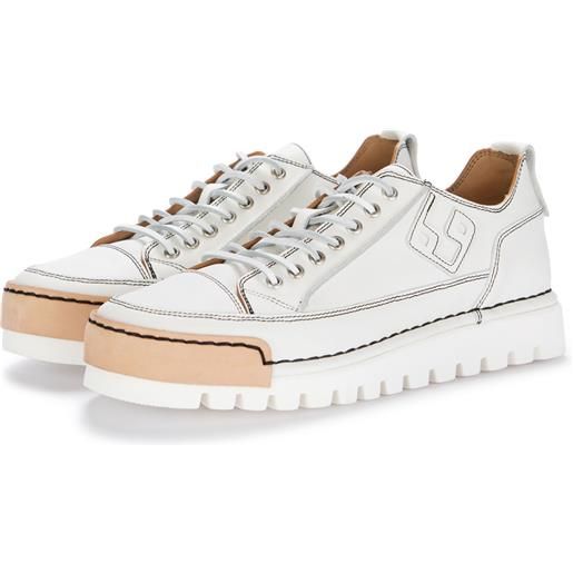 Bng real shoes | sneakers la vintage pelle bianco