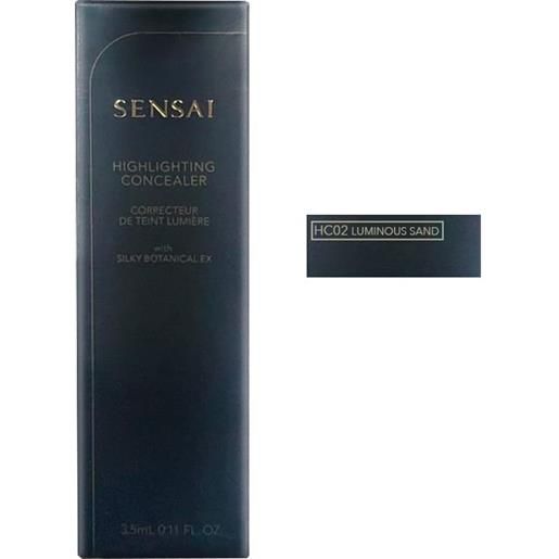 KANEBO sensai highlighting concealer - correttore illuminante hc02 luminous sand