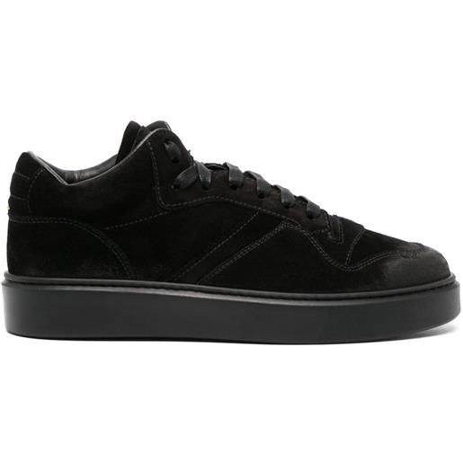 Doucal's sneakers con logo goffrato - nero