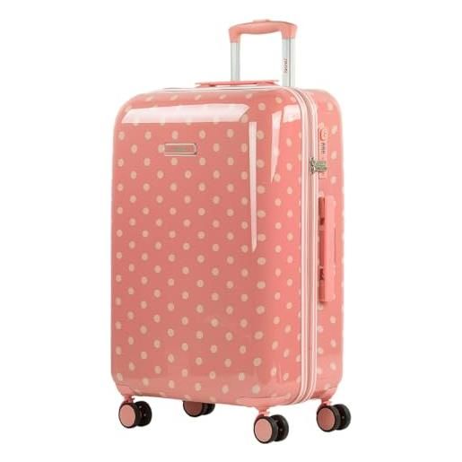 SKPAT - valigia grande e resistente, valigie eleganti, valigia da stiva robusta, trolley spazioso, valigie trolley in offerta 132360, corallo