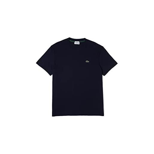 Lacoste th1708 t-shirt manica lunga sport, blu marino (166), m unisex-adulto