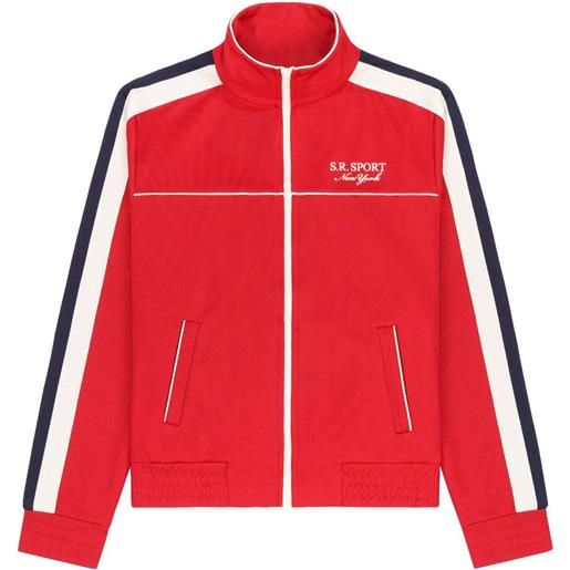 Sporty & Rich giacca sportiva con zip - rosso