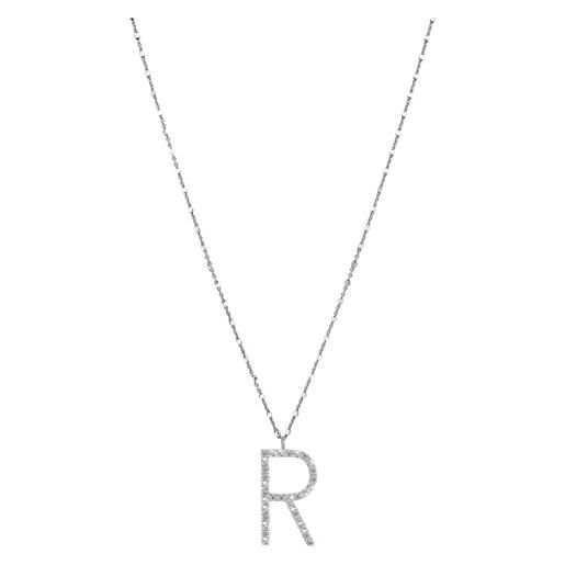 Rosato collana con lettera r - rzcu18
