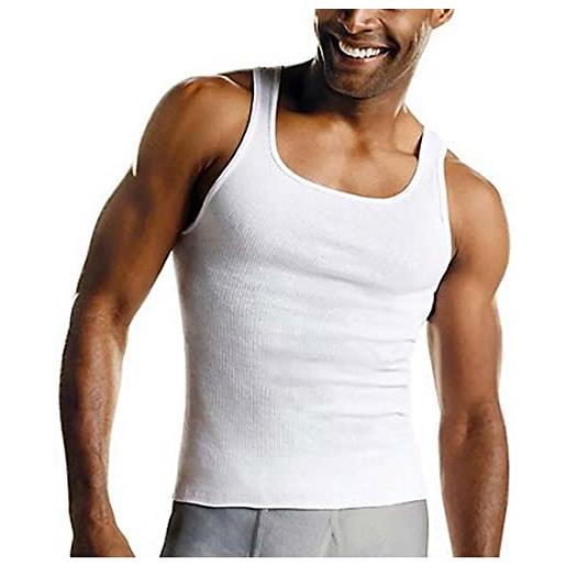 Hanes tagless® comfortsoft®, 372ap6 magliette intime da uomo. Colore: bianco. Confezione da 6 white xl