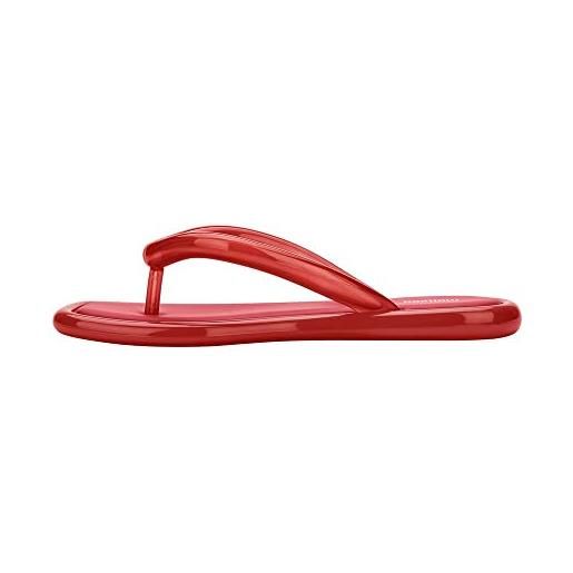 melissa airbubble flip flop ad, sandali bassi donna, rosso, 39 eu