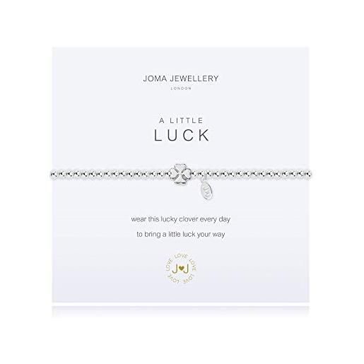 Joma Jewellery - braccialetto con quadrifoglio portafortuna