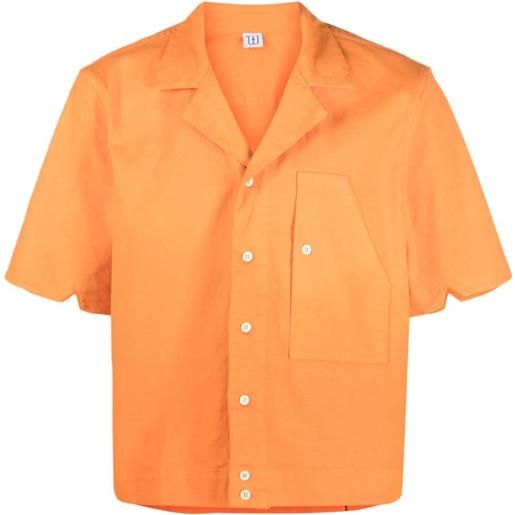 Winnie NY camicia crop - arancione