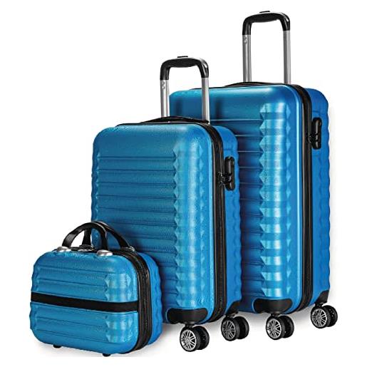 RONCATO Crosslite borsa cabina bagaglio a mano con tracolla blu