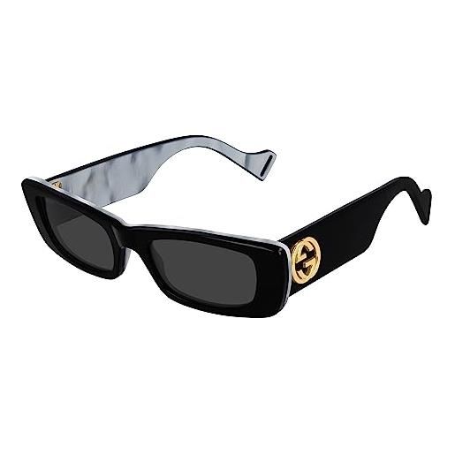 Gucci occhiali da sole Gucci gg0516s black/grey 52/20/145 donna