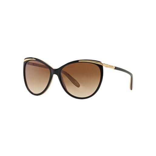 Ralph Lauren ralph by Ralph Lauren 0ra5150 occhiali da sole, nero (black/nude/brown gradient), 59 unisex-adulto