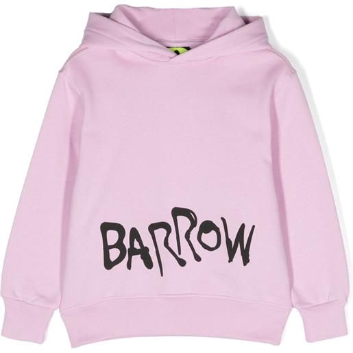 Barrow Kids felpa in cotone rosa