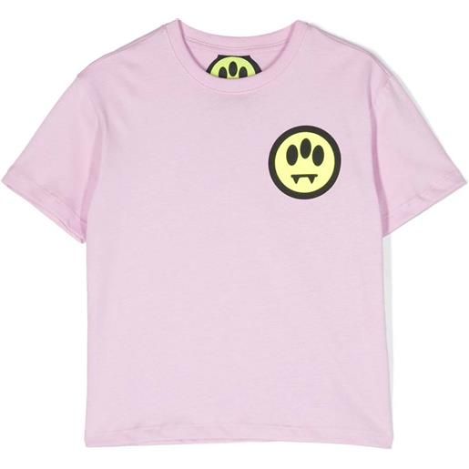 Barrow Kids t-shirt in cotone rosa