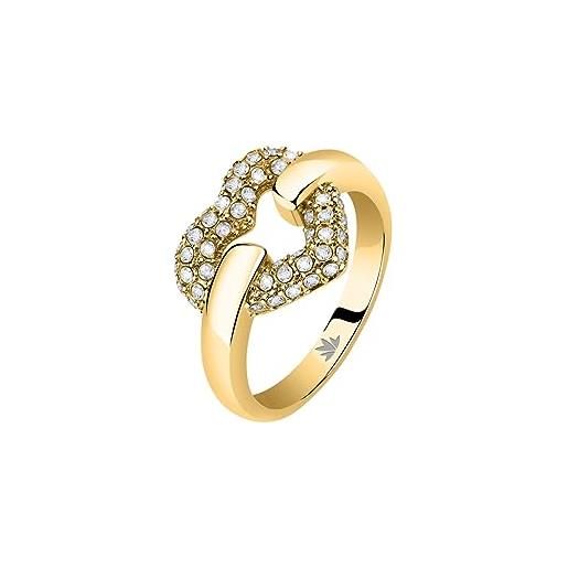 Morellato bagliori anello donna in acciaio, cristalli - savo28012