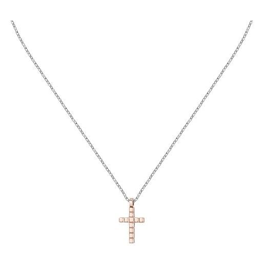 Morellato motown collana uomo in acciaio inossidabile, ip oro rosa - sals76