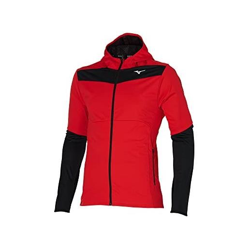 Mizuno thermal charge bt jacket giacca, rosso acceso, m uomo