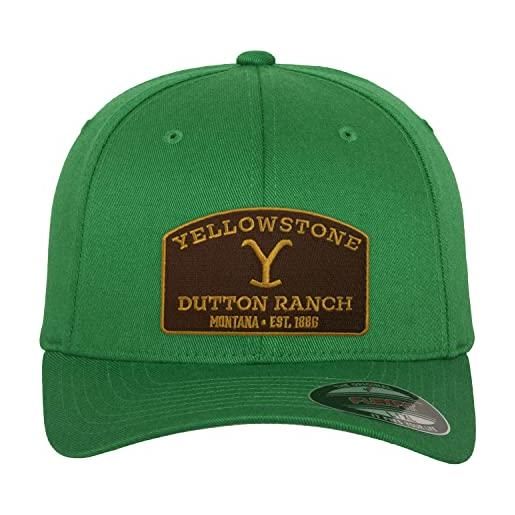 Yellowstone licenza ufficiale flexfit cap (nero), large/x-large