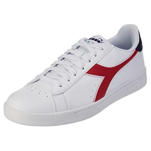 Diadora scarpe sneaker uomo modello torneo - 7 colori (white/red - 42 eu)