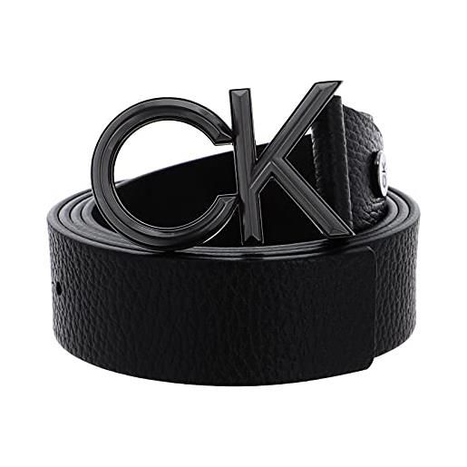 Calvin Klein adjustable leather belt w110 black - accorciabile