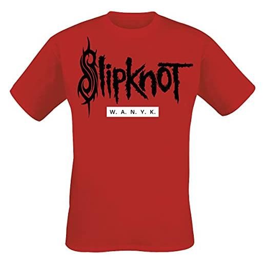 Slipknot we are not your kind uomo t-shirt rosso xl 100% cotone regular