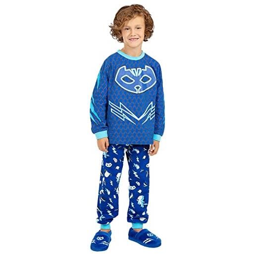 Funidelia | pigiama geco - pj masks per bambino cartoni animati - accessori e merchandising - regali originali per bambini - natale, compleanni e altre occasioni - taglia 5-6 anni - verde