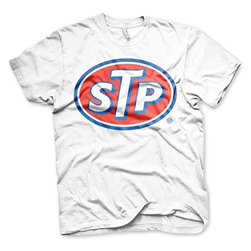 STP licenza ufficiale classic logo uomo maglietta (bianca), medium