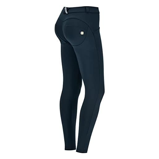 FREDDY - pantaloni push up wr. Up® superskinny tessuto traspirante, blu, medium